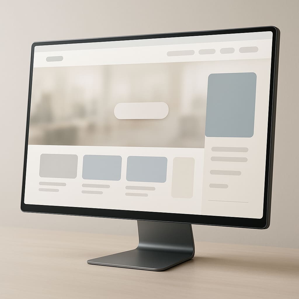 Ukázka firemního webu