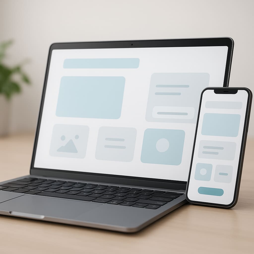 Ukázka landing page